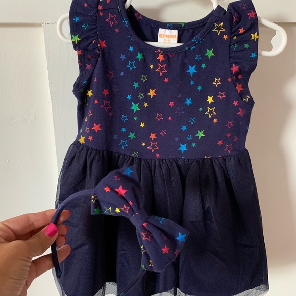 Gymboree Dress w/ Headband - Picture 1 of 3